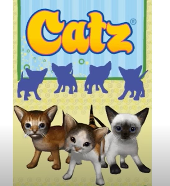 Screenshot from the start screen of Catz.